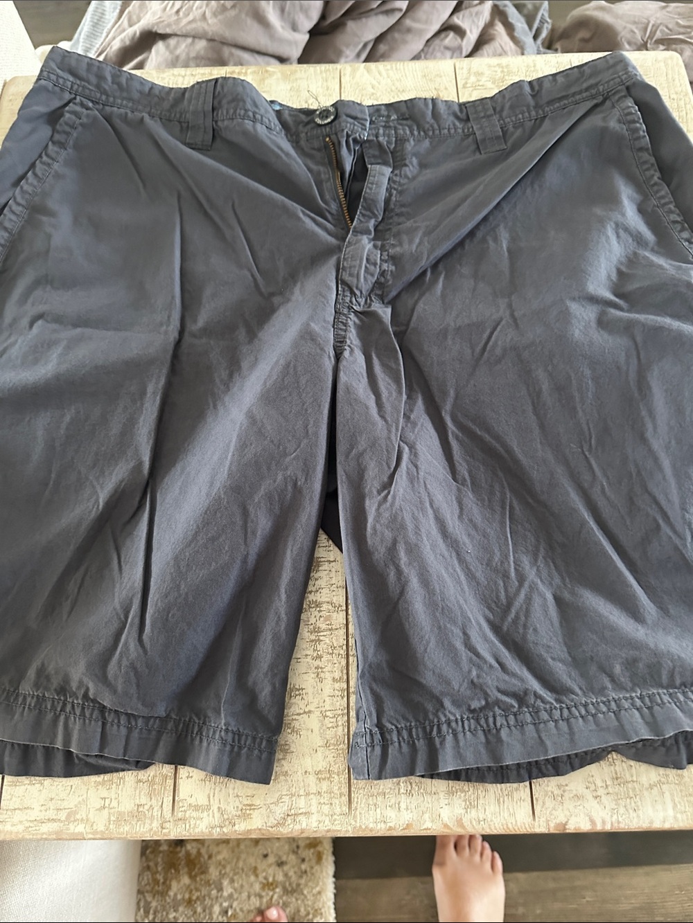 Columbia Men's Navy Flat Front Shorts